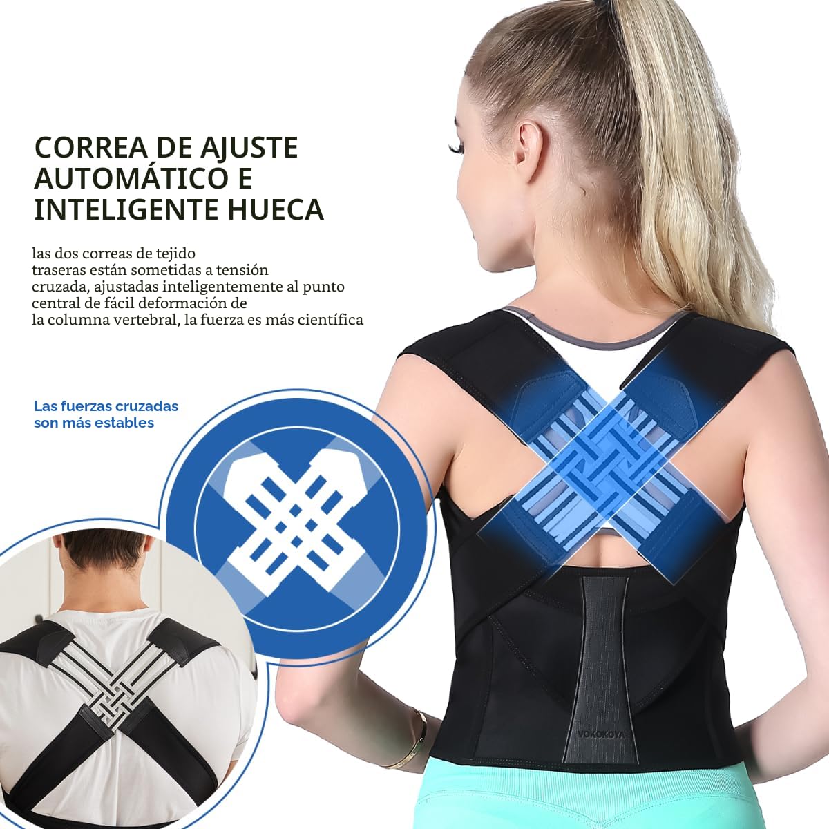 Corrector de Postura Ajustable