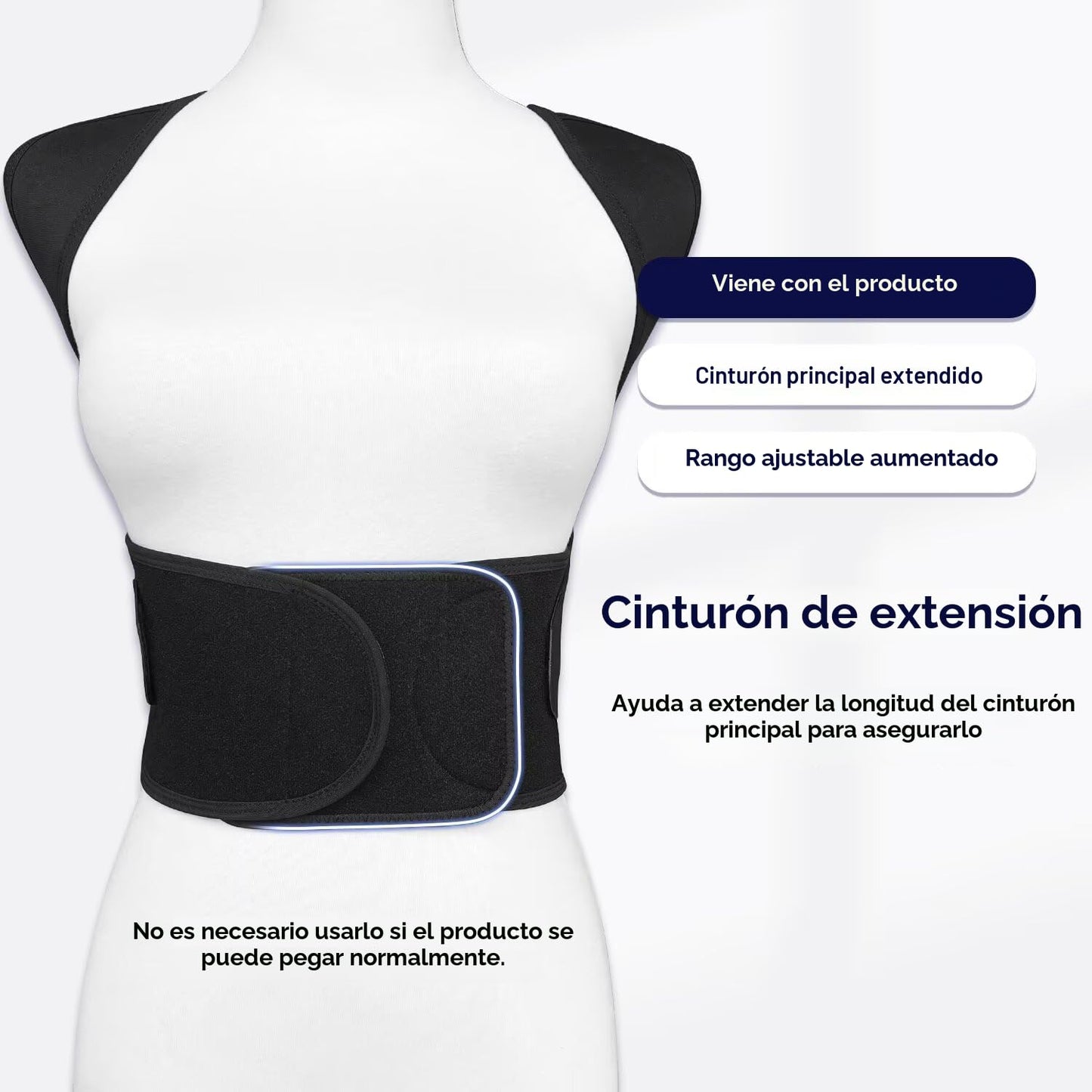 Corrector de Postura Ajustable