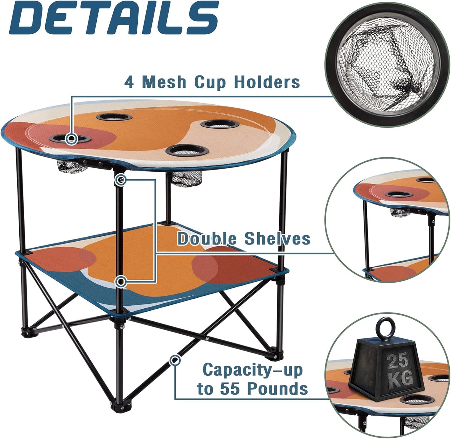 Mesa Plegable Portátil + Bolso Gratis